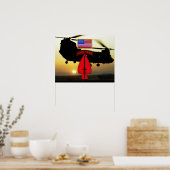 USASOC Special Ops Veterans Vets Patch Poster (Küche)