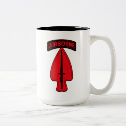 usasoc Spezialoperationen SOF Operations Kommando Zweifarbige Tasse (Rechts)