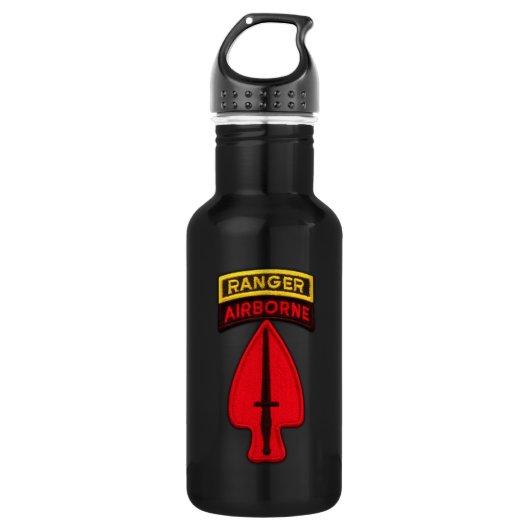 USASOC USSOCOM Special Ops Patch Trinkflasche (Vorderseite)