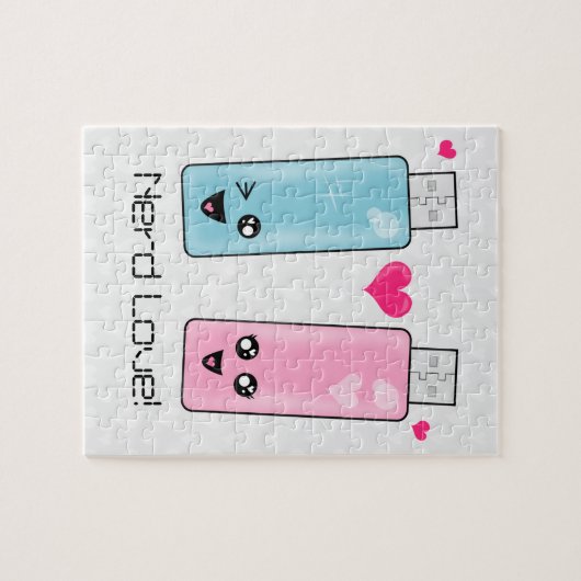 Usb-Blitz-Antriebs-Liebe Puzzle (Horizontal)