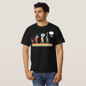 USB-CD-ROM-Evolution der Kassettendiskette T-Shirt (Vorne ganz)