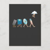 USB-Cloud für die Computertechnik-Software Postkarte (Vorderseite)