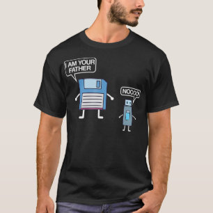 USB-Diskette Ich bin Ihr Vater Computer Geek T-Shirt