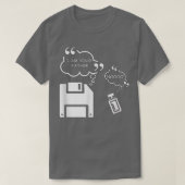 USB-Diskette Ich bin Ihr Vater Computer Tech U T-Shirt (Design vorne)