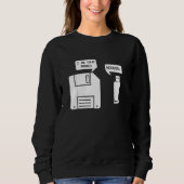 USB-Diskette Ich bin Ihr Vater Geek Sweatshirt (Vorderseite)