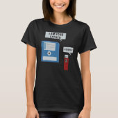 USB-Diskette Ich bin Ihr Vater T-Shirt (Vorderseite)