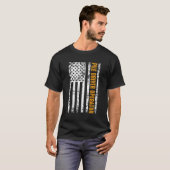 USB-Flag für Pile Driver Operator T-Shirt (Vorne ganz)