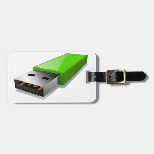 USb Flash Drive Gepäckanhänger (Vorderseite horizontal)