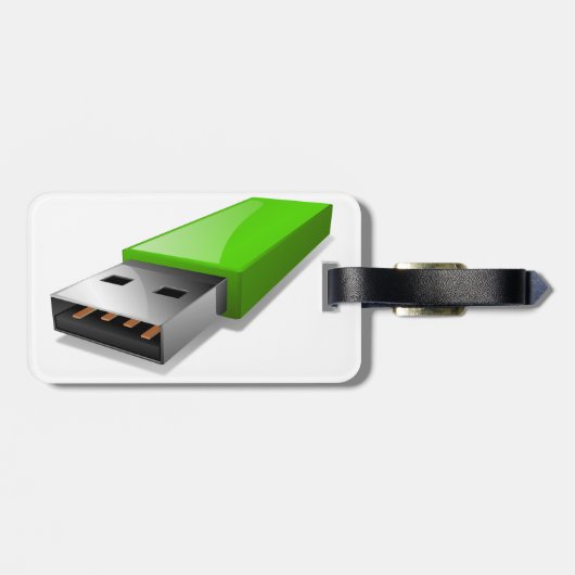 USb Flash Drive Gepäckanhänger (Rückseite horizontal)