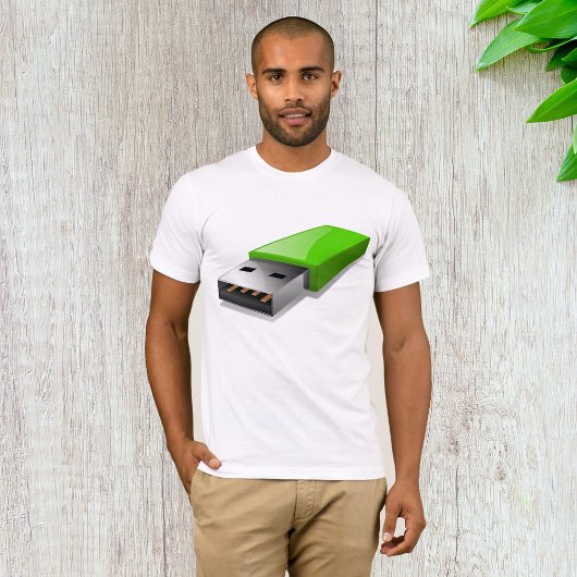 USb Flash Drive Mens T - Shirt