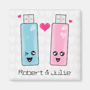 USB-Flash-Laufwerk-Liebe Magnet
