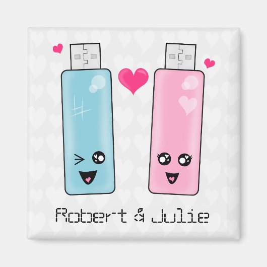 USB-Flash-Laufwerk-Liebe Magnet (Vorne)