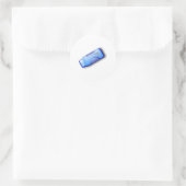 USB-Flash-Laufwerk Runder Aufkleber (Tasche)