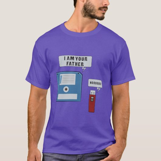 USB Ich bin dein Vater Lustig T-Shirt (Vorderseite)
