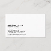 USB-Logo | Schalttafel Tech Visitenkarte (Rückseite)