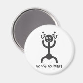 USB-Mann Magnet (Vorderseite/Rückseite)