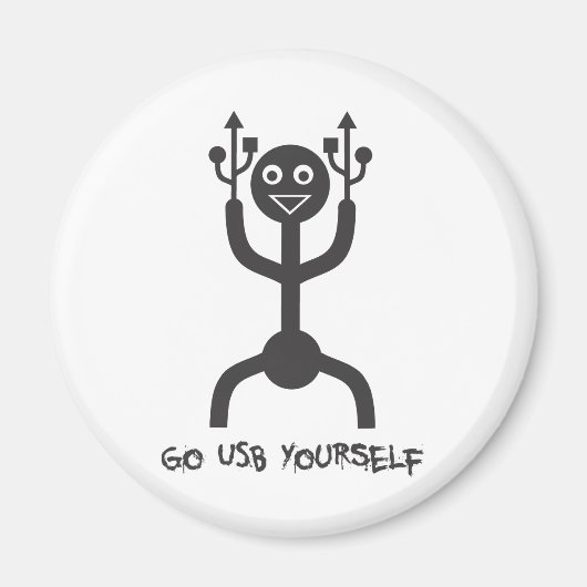 USB-Mann Magnet (Vorne)