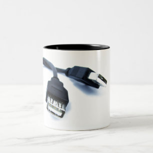 usb nerd mug zweifarbige tasse