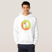 USB-Plug-Symbol Hoodie (Vorne ganz)