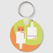 USB-Plug-Symbol Schlüsselanhänger (Vorderseite)