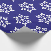 USB-Schneeflocken Geschenkpapier (Ecke)