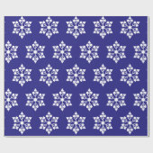 USB-Schneeflocken Geschenkpapier (Flach)