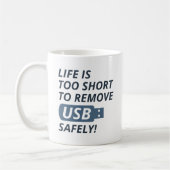USB sicher entfernen Kaffeetasse (Links)