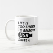 USB sicher entfernen Kaffeetasse (Links)