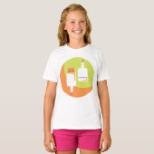 USB-Stecker-Symbol T-Shirt (Vorne ganz)
