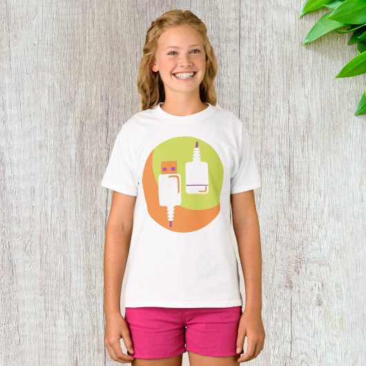 USB-Stecker-Symbol T-Shirt