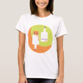 USB-Stecker-Symbol T-Shirt (Vorderseite)