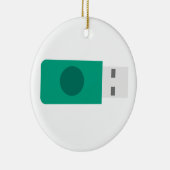 USB-Stick Keramik Ornament (Rechts)