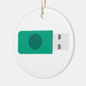 USB-Stick Keramik Ornament (Links)