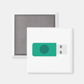 USB-Stick Magnet (Vorderseite/Rückseite)