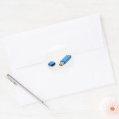 USB-Thumb-Laufwerk Runder Aufkleber (Umschlag)