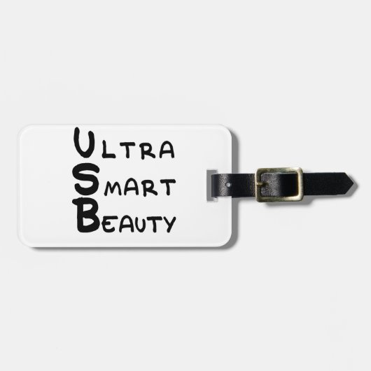 USB - Ultra Smart Beauty Gepäckanhänger (Vorderseite horizontal)