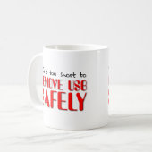 USB Unsafe Funny Mug entfernen Kaffeetasse (Vorderseite Links)