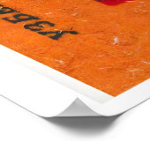 Usbekische Frau Streichholzschachtel-Kunstposter,  Poster (Ecke)