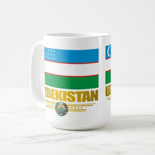 "Usbekischer Stolz" Kaffeetasse (Vorderseite Links)