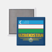 "Usbekischer Stolz" Magnet (Vorderseite/Rückseite)