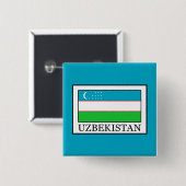 Usbekistan Button (Vorne & Hinten)