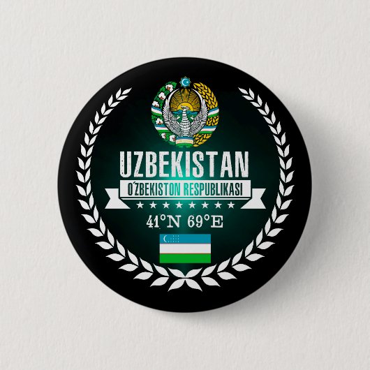 Usbekistan Button (Vorderseite)