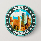 Usbekistan Button (Vorderseite)