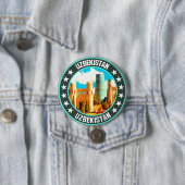 Usbekistan Button (Beispiel)