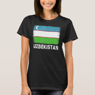Usbekistan Fahne Unterstützung usbekischer Volksfr T-Shirt