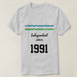 Usbekistan Flag Independence Celebration T-Shirt