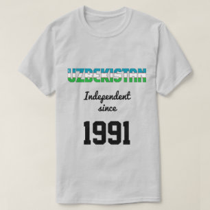 Usbekistan Flag Independence Celebration T-Shirt