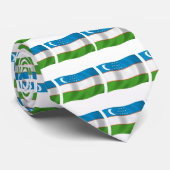 Usbekistan Flag-Krawatte Krawatte (Gerollt)