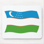 Usbekistan Flag Mousepad (Vorne)