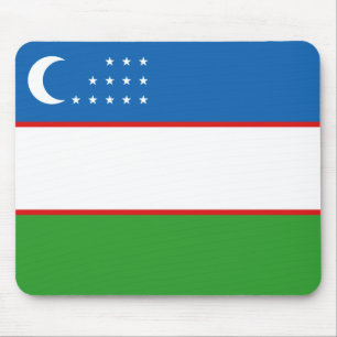 Usbekistan Flag Mousepad